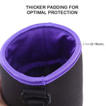 Bolsa para Lente de Câmara SLR Bolsa para Lente Micro Single Bolsa Interna para Lente Bolsa Impermeável Protetora com Reforço de Veludo, Diâmetro: 10cm, Altura: 18cm, Diâmetro: 10cm, Altura: 18cm
