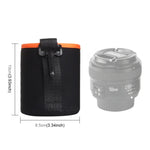 Bolsa para Lente de Câmara SLR Bolsa para Lente Micro Single Bolsa Interna para Lente Bolsa Impermeável Protetora com Reforço de Veludo, Diâmetro: 8.5cm, Altura: 10cm, Diâmetro: 8.5cm, Altura: 10cm
