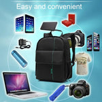 Mochila Desportiva Portátil Impermeável e Anti-riscos INDEPMAN DL-B013 Bolsa para Câmara, Telemóvel e Tablet para GoPro, SJCAM, Nikon, Canon, Xiaomi Xiaoyi YI, iPad, Apple, Samsung, Huawei, Tamanho: 26.5 * 12.5 * 33 cm