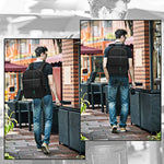 Mochila Desportiva Portátil Impermeável e Anti-riscos INDEPMAN DL-B013 Bolsa para Câmara, Telemóvel e Tablet para GoPro, SJCAM, Nikon, Canon, Xiaomi Xiaoyi YI, iPad, Apple, Samsung, Huawei, Tamanho: 26.5 * 12.5 * 33 cm