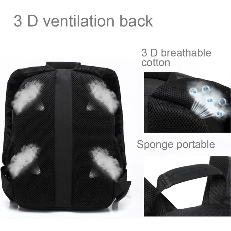 Mochila Desportiva Portátil Impermeável e Anti-riscos INDEPMAN DL-B013 Bolsa para Câmara, Telemóvel e Tablet para GoPro, SJCAM, Nikon, Canon, Xiaomi Xiaoyi YI, iPad, Apple, Samsung, Huawei, Tamanho: 26.5 * 12.5 * 33 cm