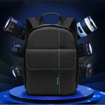 Mochila Desportiva Portátil Impermeável e Anti-riscos INDEPMAN DL-B013 Bolsa para Câmara, Telemóvel e Tablet para GoPro, SJCAM, Nikon, Canon, Xiaomi Xiaoyi YI, iPad, Apple, Samsung, Huawei, Tamanho: 26.5 * 12.5 * 33 cm
