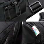 Bolsa de Ombro Desportiva Portátil Impermeável e Anti-riscos INDEPMAN DL-B016 Bolsa para Câmara, Telemóvel e Tablet para GoPro, SJCAM, Nikon, Canon, Xiaomi Xiaoyi YI, iPad, Apple, Samsung, Huawei, Tamanho: 25.5 * 19 * 44 cm
