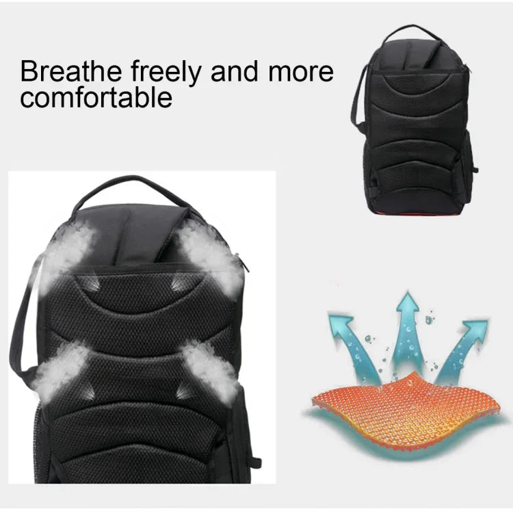 Bolsa de Ombro Desportiva Portátil Impermeável e Anti-riscos INDEPMAN DL-B016 Bolsa para Câmara, Telemóvel e Tablet para GoPro, SJCAM, Nikon, Canon, Xiaomi Xiaoyi YI, iPad, Apple, Samsung, Huawei, Tamanho: 25.5 * 19 * 44 cm