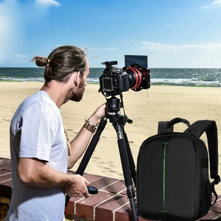 Mochila Desportiva Casual Portátil Impermeável e Anti-riscos DL-B028 Bolsa para Câmara SLR e Telemóvel para GoPro, SJCAM, Nikon, Canon, Xiaomi Xiaoyi YI, iPad, Apple, Samsung, Huawei, Tamanho: 27.5 * 12.5 * 34 cm
