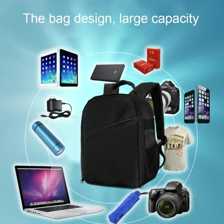 Mochila Desportiva Casual Portátil Impermeável e Anti-riscos DL-B028 Bolsa para Câmara SLR e Telemóvel para GoPro, SJCAM, Nikon, Canon, Xiaomi Xiaoyi YI, iPad, Apple, Samsung, Huawei, Tamanho: 27.5 * 12.5 * 34 cm
