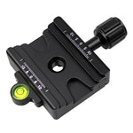 FCD-1 Placa Adaptadora de Abraçadeira de Libertação Rápida de Botão de Uso Duplo para Arca de 39mm / Placa de Libertação Rápida SLIDEFIX de 32mm, FCD-1