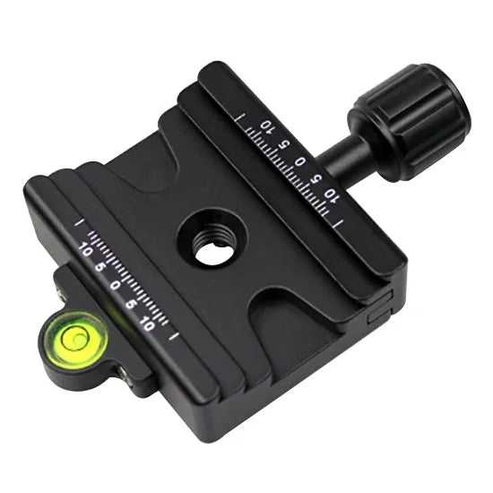 FCD-1 Placa Adaptadora de Abraçadeira de Libertação Rápida de Botão de Uso Duplo para Arca de 39mm / Placa de Libertação Rápida SLIDEFIX de 32mm, FCD-1