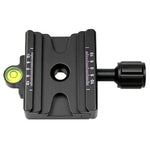 FCD-1 Placa Adaptadora de Abraçadeira de Libertação Rápida de Botão de Uso Duplo para Arca de 39mm / Placa de Libertação Rápida SLIDEFIX de 32mm, FCD-1