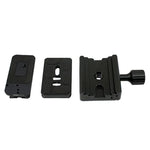 FCD-1 Placa Adaptadora de Abraçadeira de Libertação Rápida de Botão de Uso Duplo para Arca de 39mm / Placa de Libertação Rápida SLIDEFIX de 32mm, FCD-1