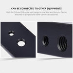Trilho Deslizante de Fibra de Carbono YELANGU L40T de 40cm para Câmaras SLR / Vídeo, L40T 40cm