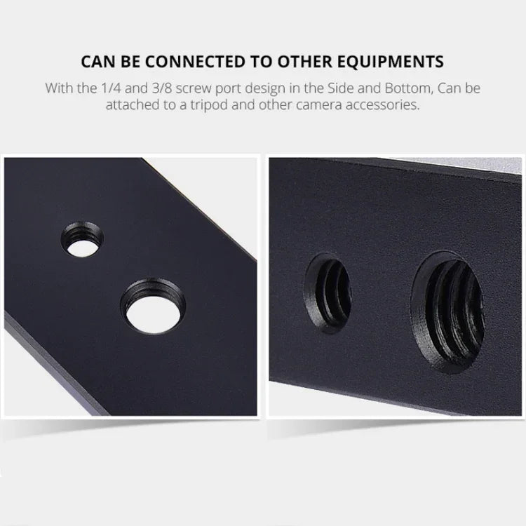 Trilho Deslizante de Fibra de Carbono YELANGU L40T de 40cm para Câmaras SLR / Vídeo, L40T 40cm