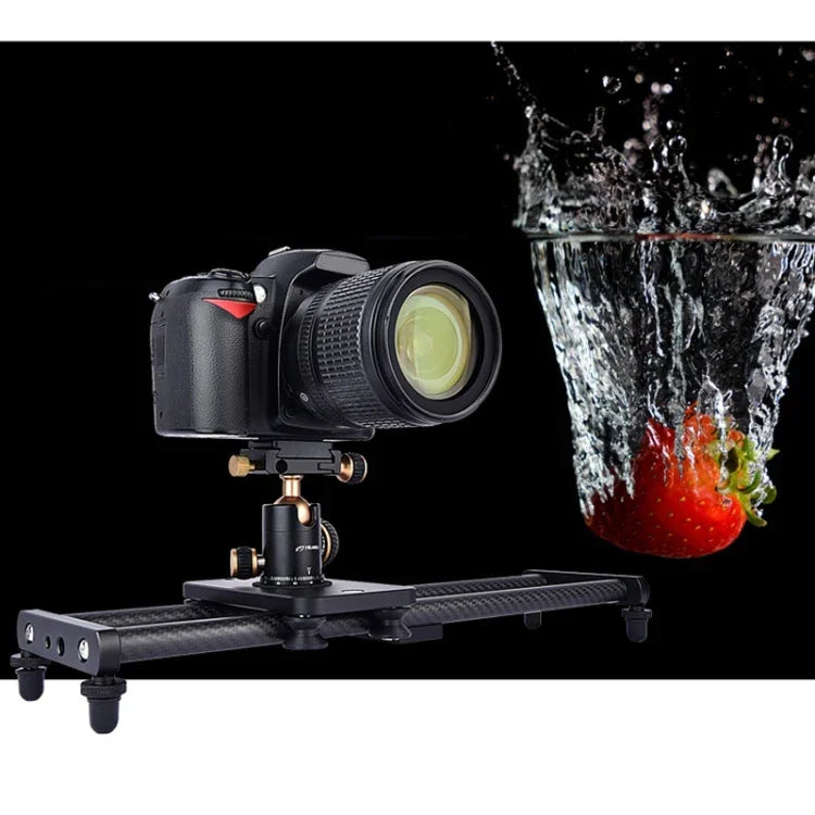Trilho Deslizante de Fibra de Carbono YELANGU L40T de 40cm para Câmaras SLR / Vídeo, L40T 40cm