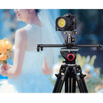 Trilho Deslizante de Fibra de Carbono YELANGU L40T de 40cm para Câmaras SLR / Vídeo, L40T 40cm