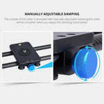 Trilho Deslizante de Fibra de Carbono YELANGU L40T de 40cm para Câmaras SLR / Vídeo, L40T 40cm