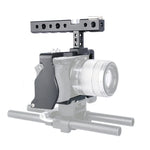 Gaiola de Vídeo para Câmara YELANGU C6, Estabilizador de Punho para Sony A6000 / A6300 / A6500 / A6400, Estabilizador de Punho