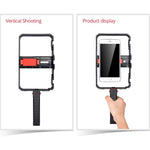 Estrutura Plástica para Smartphone YLG0901B para Vlogging, Transmissão ao Vivo, Filmagem, Gravação, Suporte Estabilizador para iPhone, Galaxy, Huawei, Xiaomi, HTC, LG, Google e Outros Smartphones, YLG0901B