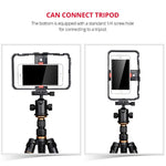 Estrutura Plástica para Smartphone YLG0901B para Vlogging, Transmissão ao Vivo, Filmagem, Gravação, Suporte Estabilizador para iPhone, Galaxy, Huawei, Xiaomi, HTC, LG, Google e Outros Smartphones, YLG0901B