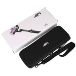 AFI V5 Estabilizador Gimbal de Alumínio Sem Escovas de 3 Eixos para Mão com Suporte para Tripé e Luz de Preenchimento para Smartphones até 6 polegadas, Suporta Rastreamento Facial