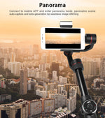 AFI V5 Estabilizador Gimbal de Alumínio Sem Escovas de 3 Eixos para Mão com Suporte para Tripé e Luz de Preenchimento para Smartphones até 6 polegadas, Suporta Rastreamento Facial