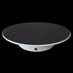 Base Giratória Elétrica de 25cm com Rotação de 360 Graus para Exposição, Acessórios para Filmagem de Vídeo, Capacidade 3kg, Alimentada por Bateria, 25cm/Alimentada por Bateria (B), 25cm/Alimentada por Bateria (BW), 25cm/Alimentada por Bateria (W)