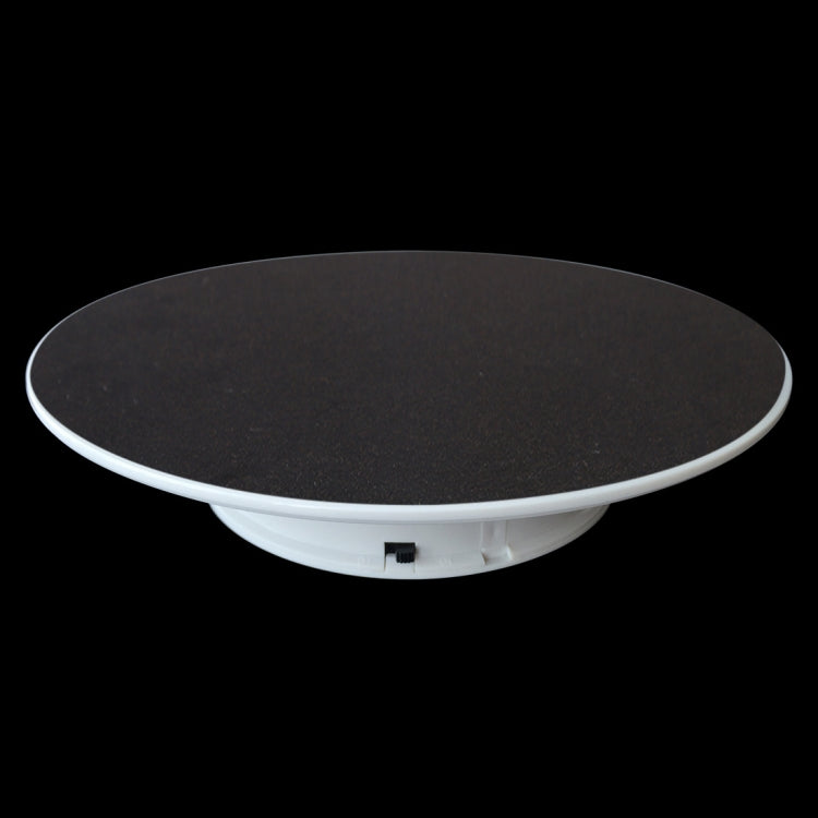Base Giratória Elétrica de 25cm com Rotação de 360 Graus para Exposição, Acessórios para Filmagem de Vídeo, Capacidade 3kg, Alimentada por Bateria, 25cm/Alimentada por Bateria (B), 25cm/Alimentada por Bateria (BW), 25cm/Alimentada por Bateria (W)