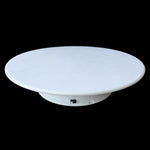 Base Giratória Elétrica de 25cm com Rotação de 360 Graus para Exposição, Acessórios para Filmagem de Vídeo, Capacidade 3kg, Alimentada por Bateria, 25cm/Alimentada por Bateria (B), 25cm/Alimentada por Bateria (BW), 25cm/Alimentada por Bateria (W)