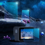 Película de Vidro Temperado para Lente + Ecrã LCD da GoPro HERO8 Black, Para GoPro HERO8 Black