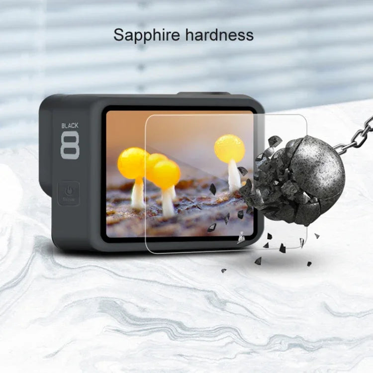 Película de Vidro Temperado para Lente + Ecrã LCD da GoPro HERO8 Black, Para GoPro HERO8 Black