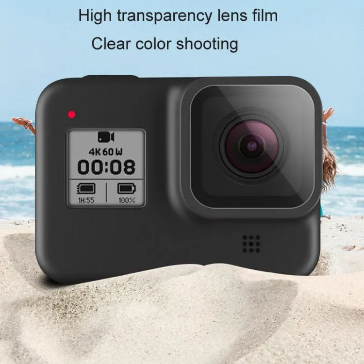 Película de Vidro Temperado para Lente + Ecrã LCD da GoPro HERO8 Black, Para GoPro HERO8 Black