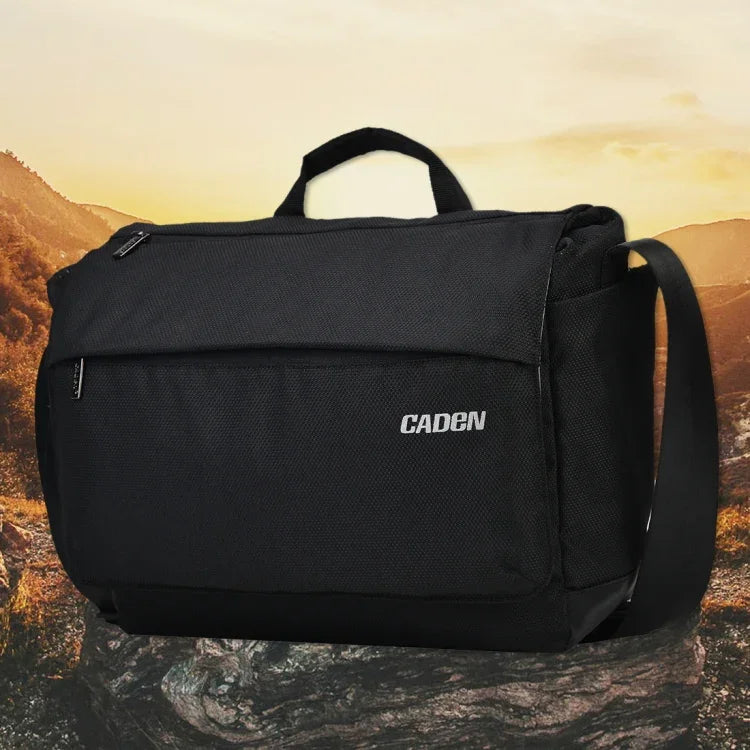 Mala de Câmara Portátil CADeN K12 Bolsa de Ombro Mensageiro com Suporte para Tripé para Nikon, Canon, Sony, Câmaras DSLR / SLR