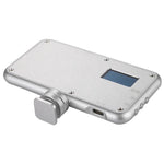 LED-013 Pocket 112 LEDs Luz Profissional para Vlogging, Fotografia, Vídeo e Estúdio Fotográfico com Ecrã OLED e Adaptador de Sapata Fria para Câmaras DSLR Canon / Nikon, 112 LED