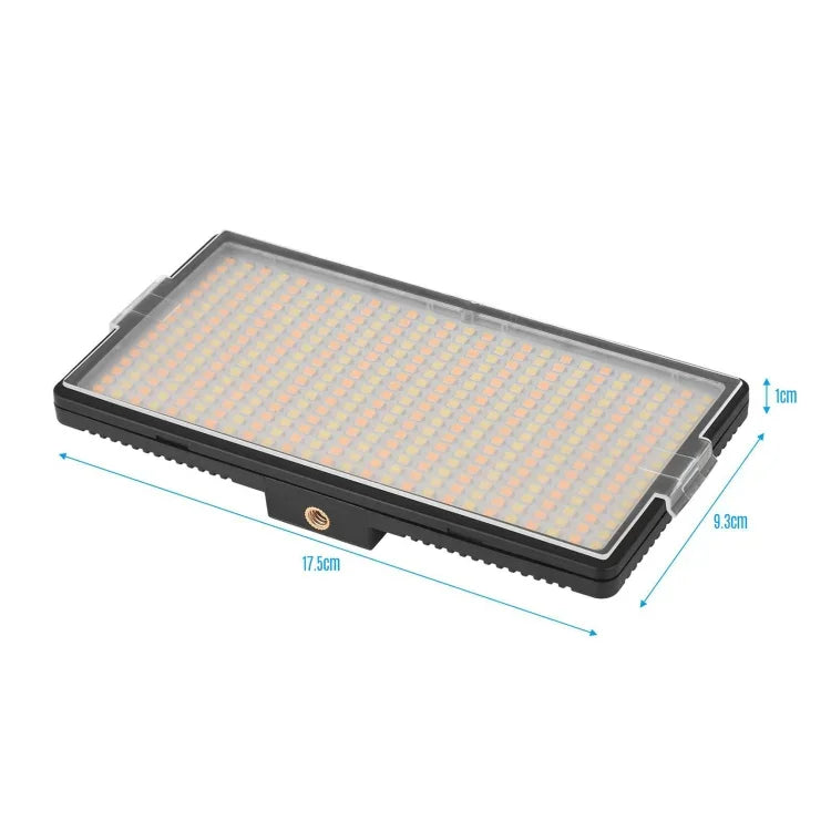 LED01 416 LEDs 3600LM Luz Profissional para Vlogging, Fotografia, Vídeo e Estúdio Fotográfico para Câmaras DSLR Canon / Nikon, 416 LED