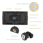 LED01 416 LEDs 3600LM Luz Profissional para Vlogging, Fotografia, Vídeo e Estúdio Fotográfico para Câmaras DSLR Canon / Nikon, 416 LED
