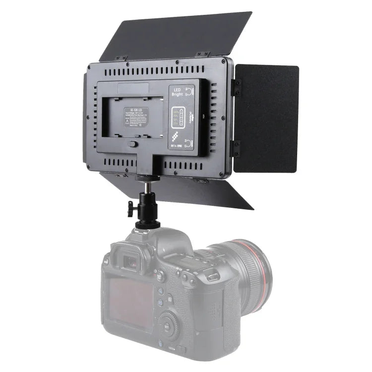 LED01 520 LEDs 4100LM Luz Profissional para Vlogging, Fotografia, Vídeo e Estúdio Fotográfico para Câmaras DSLR Canon / Nikon, 520 LED