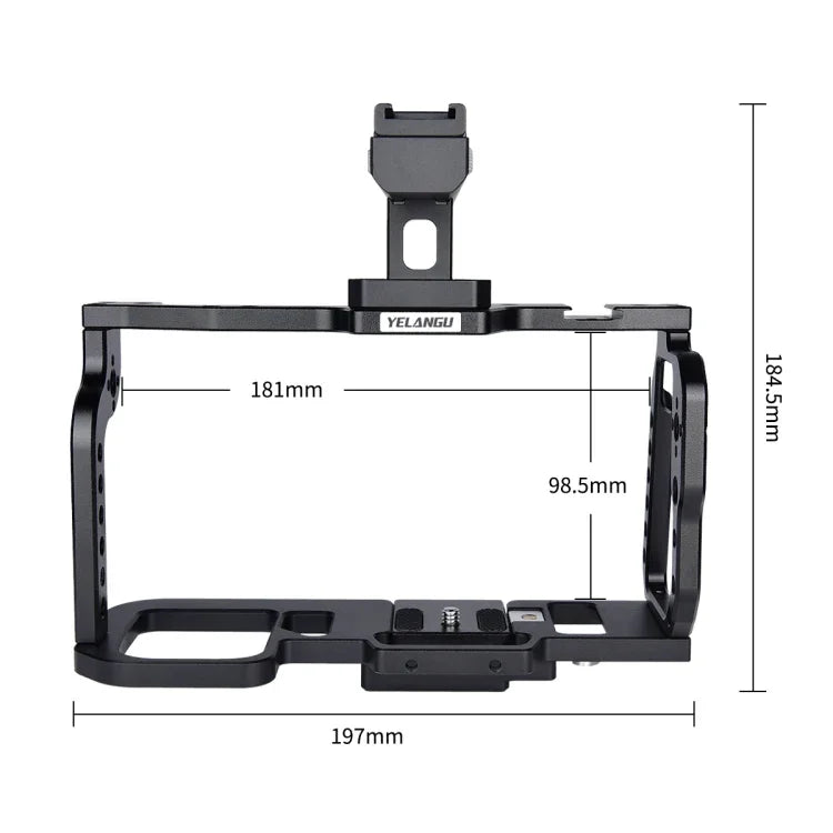 YELANGU C9-A Gaiola Estabilizadora para Câmara de Vídeo DJI BMPCC 4K, C9-A
