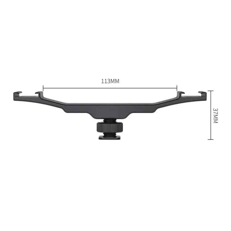 YELANGU YLG0702A Adaptador de Suporte Duplo para Sapata Fria e Quente em Liga de Alumínio, Suporte Duplo para Sapata Fria e Quente