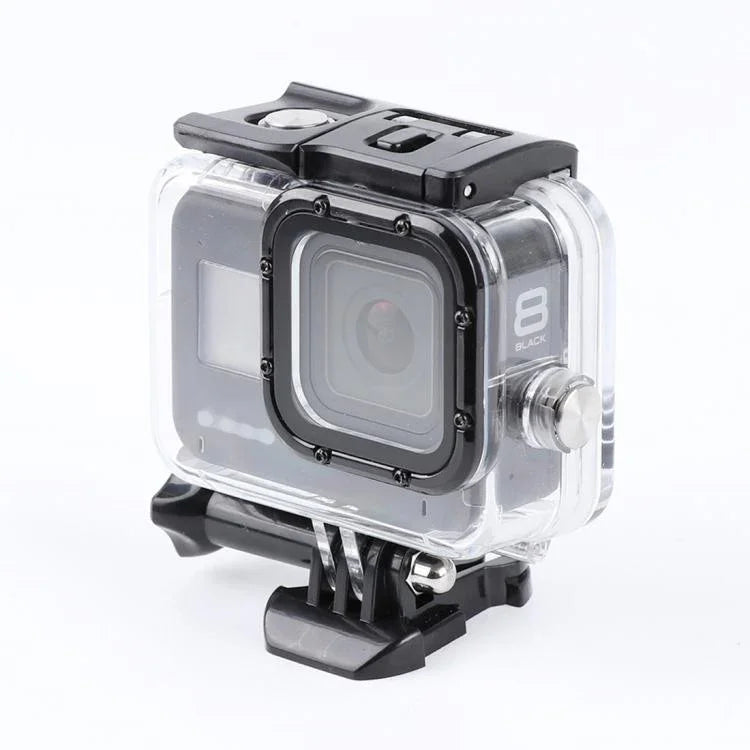 Caixa Protetora Subaquática à Prova de Água 45m para GoPro HERO8 Black com Fivela, Suporte Básico e Parafuso, Para GoPro HERO8 Black