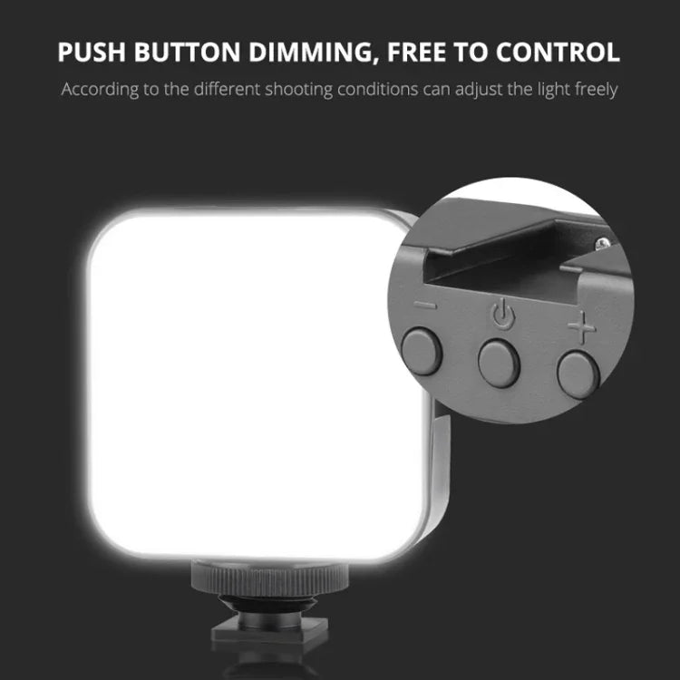 YELANGU LED01 Luz de Vídeo com 49 LEDs para Câmara / Filmadora, Luz de Vídeo