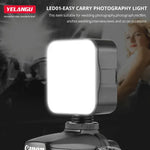 YELANGU LED01 Luz de Vídeo com 49 LEDs para Câmara / Filmadora, Luz de Vídeo