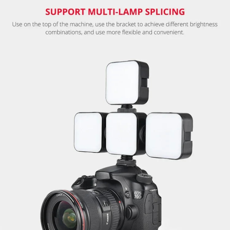 YELANGU LED01 Luz de Vídeo com 49 LEDs para Câmara / Filmadora, Luz de Vídeo