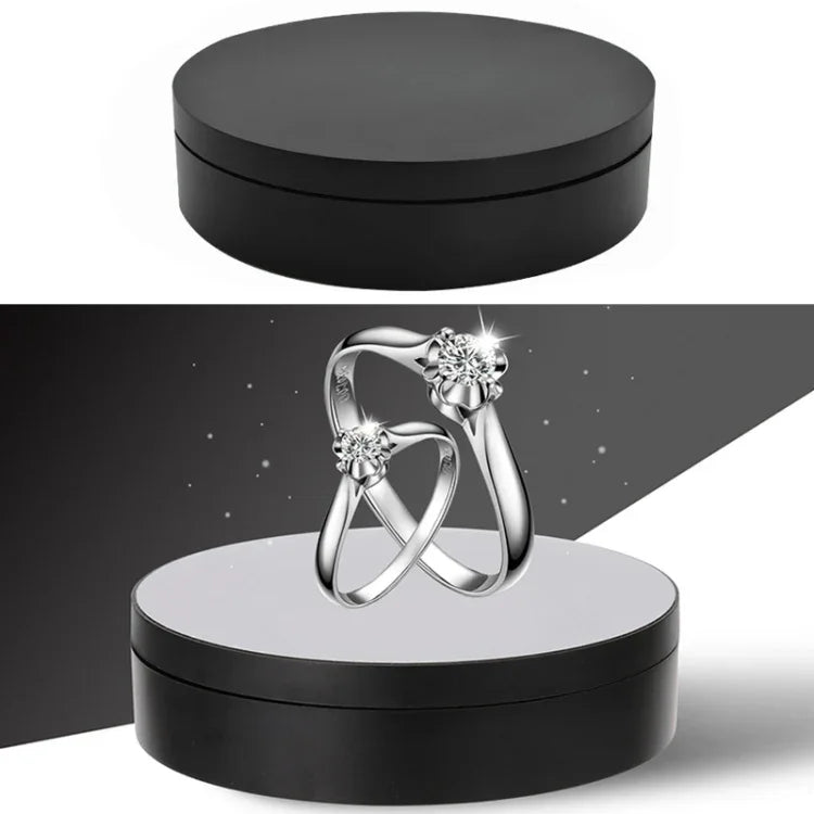 Suporte Giratório Inteligente USB de 13,8cm para Carregamento, Rotação de 360 Graus, Plataforma para Vídeo e Fotografia, Capacidade 3kg