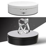 Suporte Giratório Inteligente USB de 13,8cm para Carregamento, Rotação de 360 Graus, Plataforma para Vídeo e Fotografia, Capacidade 3kg