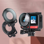 Capa Protetora de Vidro para Lente para Câmara Panorâmica Insta360one R com Estrutura, Para Insta360 One R