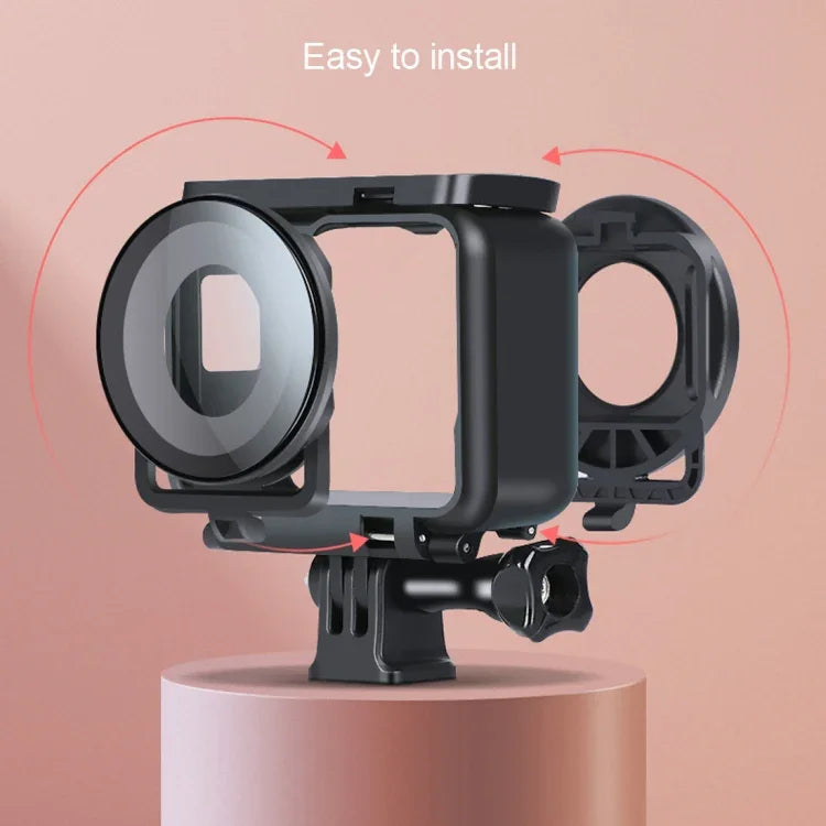 Capa Protetora de Vidro para Lente para Câmara Panorâmica Insta360one R com Estrutura, Para Insta360 One R
