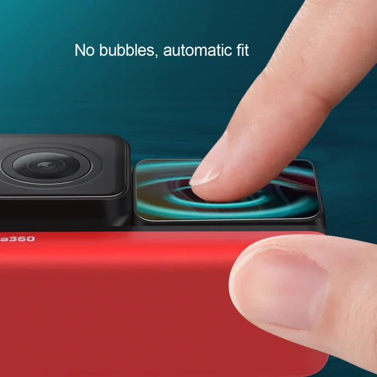 Película de Vidro Temperado para Lente + Ecrã LCD para Insta 360 One R 4K, Para Insta 360 One R 4K