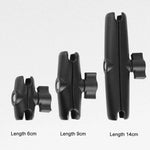 Suporte de Montagem para Motociclo com Haste de Ligação 6cm para GoPro, Insta360, DJI e Outras Câmaras de Ação, Haste de Ligação 6cm