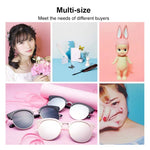 Kit de Suporte para Fundo de Estúdio Fotográfico em Forma de T 200x200cm com Barra Transversal e Grampos, Sem Fundo, 200x200cm