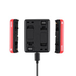 R-R-LF8-CINOR8CA Base de Carregamento Rápido com Dupla Interface para Baterias da Câmara Panorâmica Insta360 ONE R 4K, Base de Carregamento para Baterias