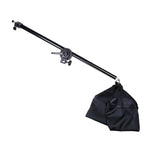 Softbox de Luz Única 50x70cm + Tripé de Iluminação Fotográfica 2m + Suporte de Barra Transversal para Braço + Conjunto de Luz de Flash de Estúdio